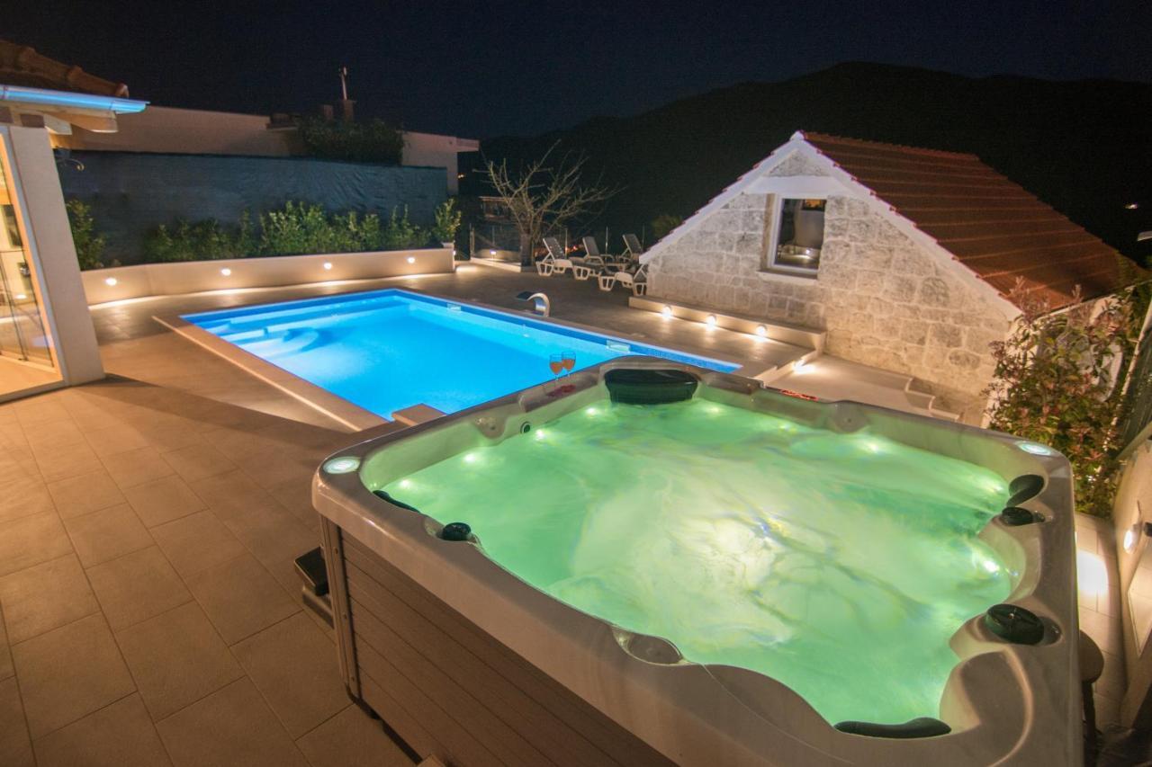 Villa Milena With Heated Pool And Jacuzzi Kostanje Экстерьер фото