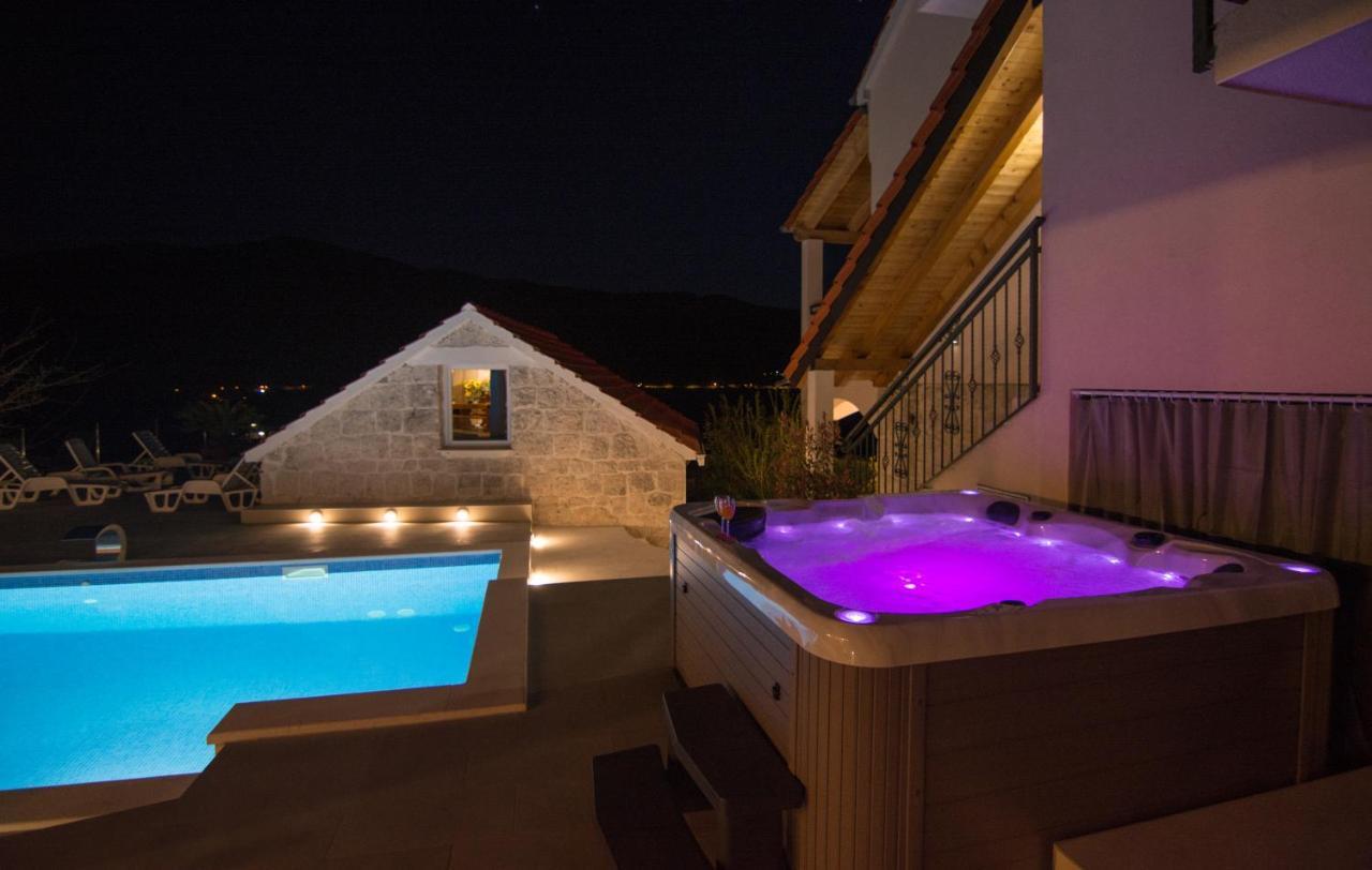Villa Milena With Heated Pool And Jacuzzi Kostanje Экстерьер фото